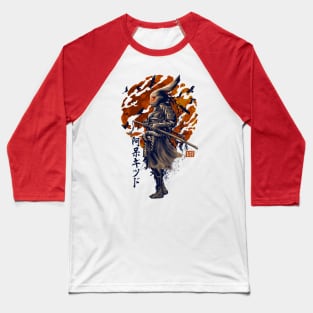 Rabbit Girl Samurai Baseball T-Shirt